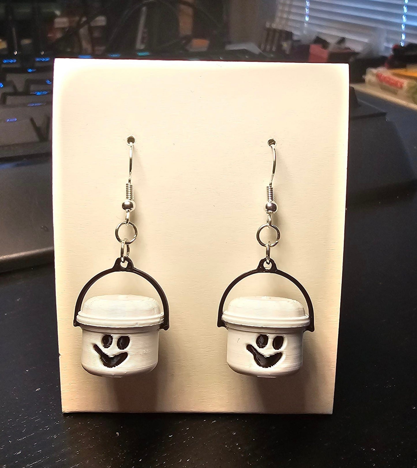 Complete Set - Mini McDonalds Halloween Bucket Earrings