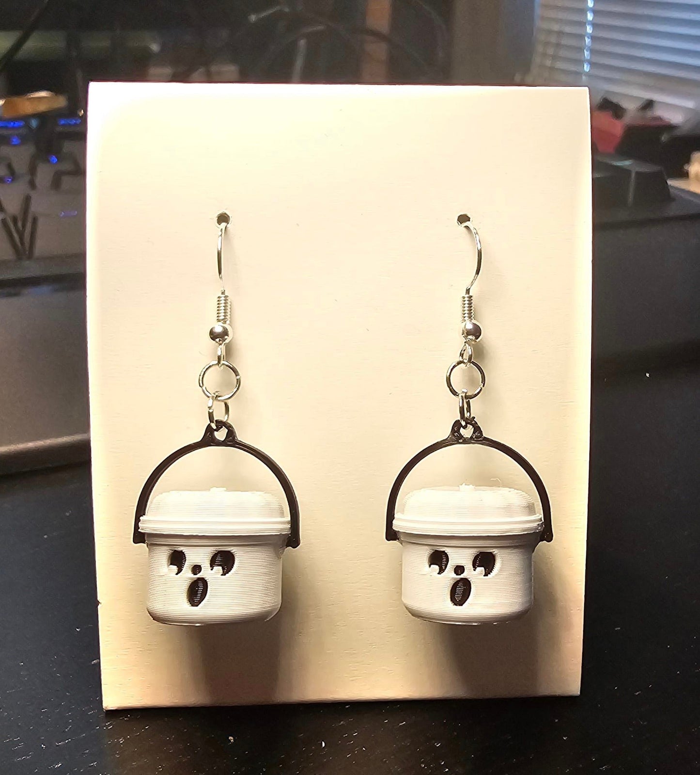 Complete Set - Mini McDonalds Halloween Bucket Earrings