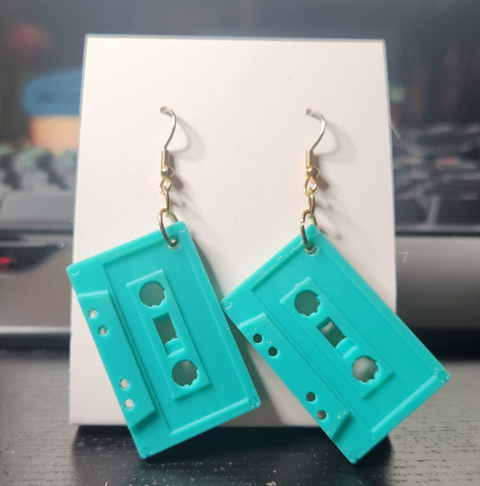 Retro Cassette Tape Earrings