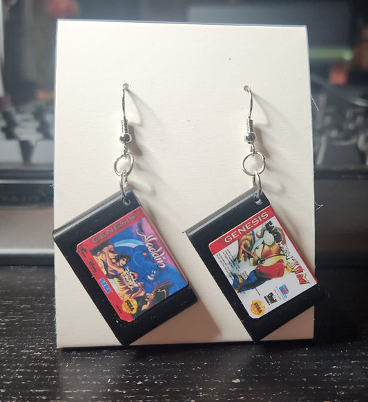 Sega Genesis Cartridge Earrings