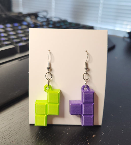 Tetris Earrings