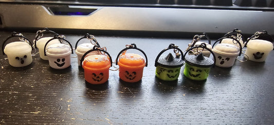 Mini McDonalds Halloween Bucket Earrings