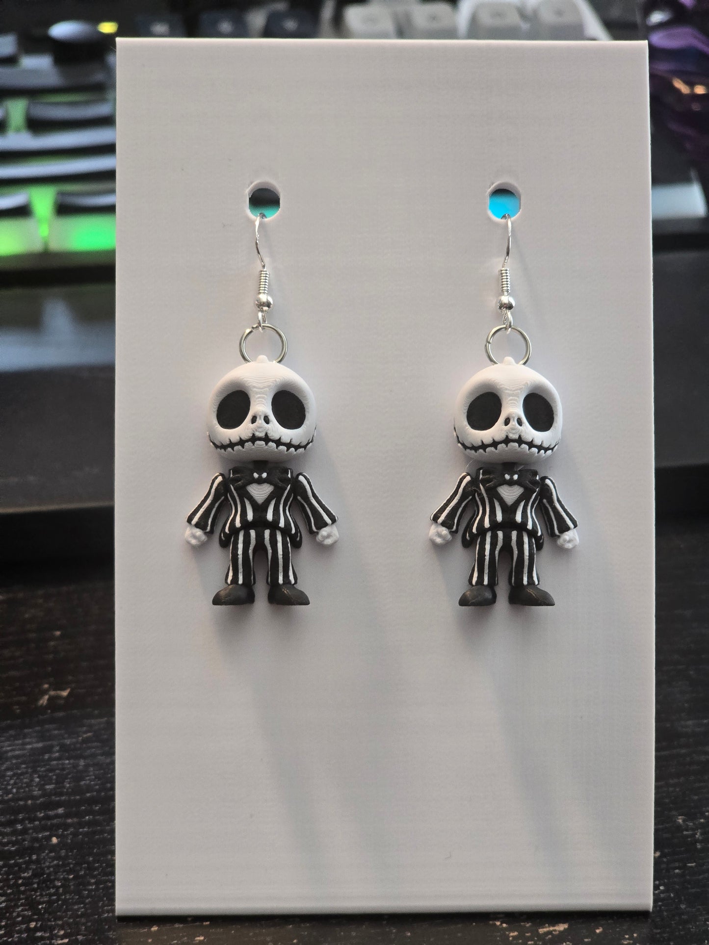 Jack Skellington Earrings Zero Earrings (Nightmare Before Christmas)